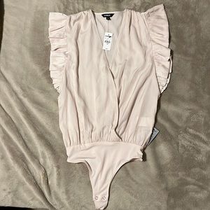 NWT Express flutter wrap bodysuit